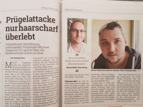 Zeitungsbericht Kleine